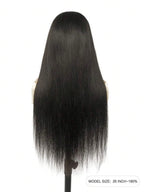 Straight Wig 6x4 Lace Closure Glueless Wear and Go, Pre-Plucked Natural Hairline, 180% Density, 100% Human Hair, Low Maintenance, 8-30 In