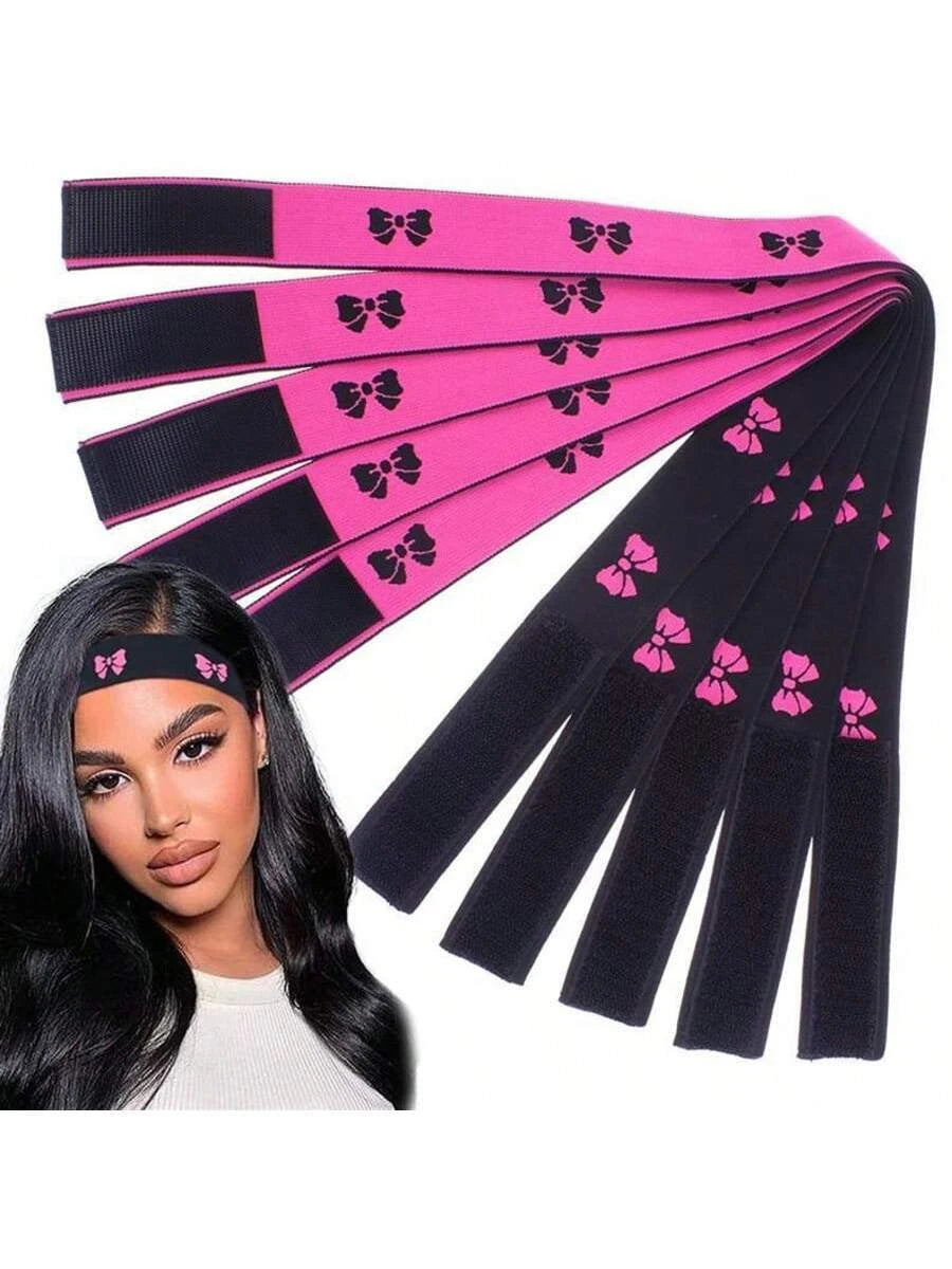Elastic Lace Melting Band for Wigs – Lay Your Edges, Keep Wigs Secure in Place – Perfect for Lace Frontal Installs – Polyamide, 2–20 Piece Pack