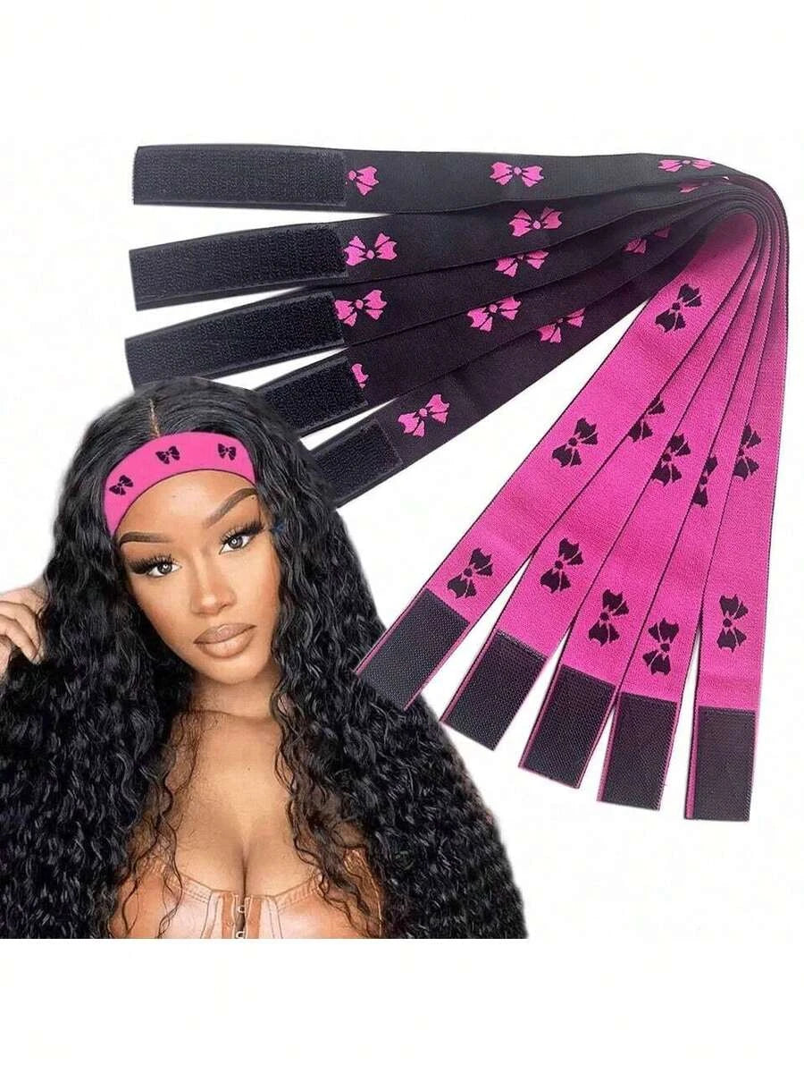 Elastic Lace Melting Band for Wigs – Lay Your Edges, Keep Wigs Secure in Place – Perfect for Lace Frontal Installs – Polyamide, 2–20 Piece Pack