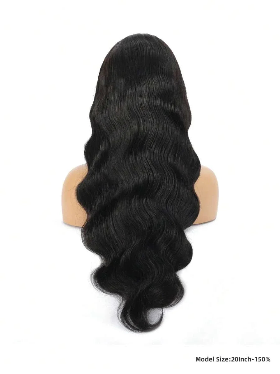 Body Wave Wig 4x4 Lace Closure, Glueless Ready to Wear, Pre-Plucked Natural Hairline, 100% Virgin Human Hair, Premium Quality, 12-24 In