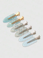 Retro Polka Dot Bangs Hairpin Clips for Women – 4-Piece Set, Cute Kawaii Style – Perfect for Daily Wear & Going Out – Metal, One Size