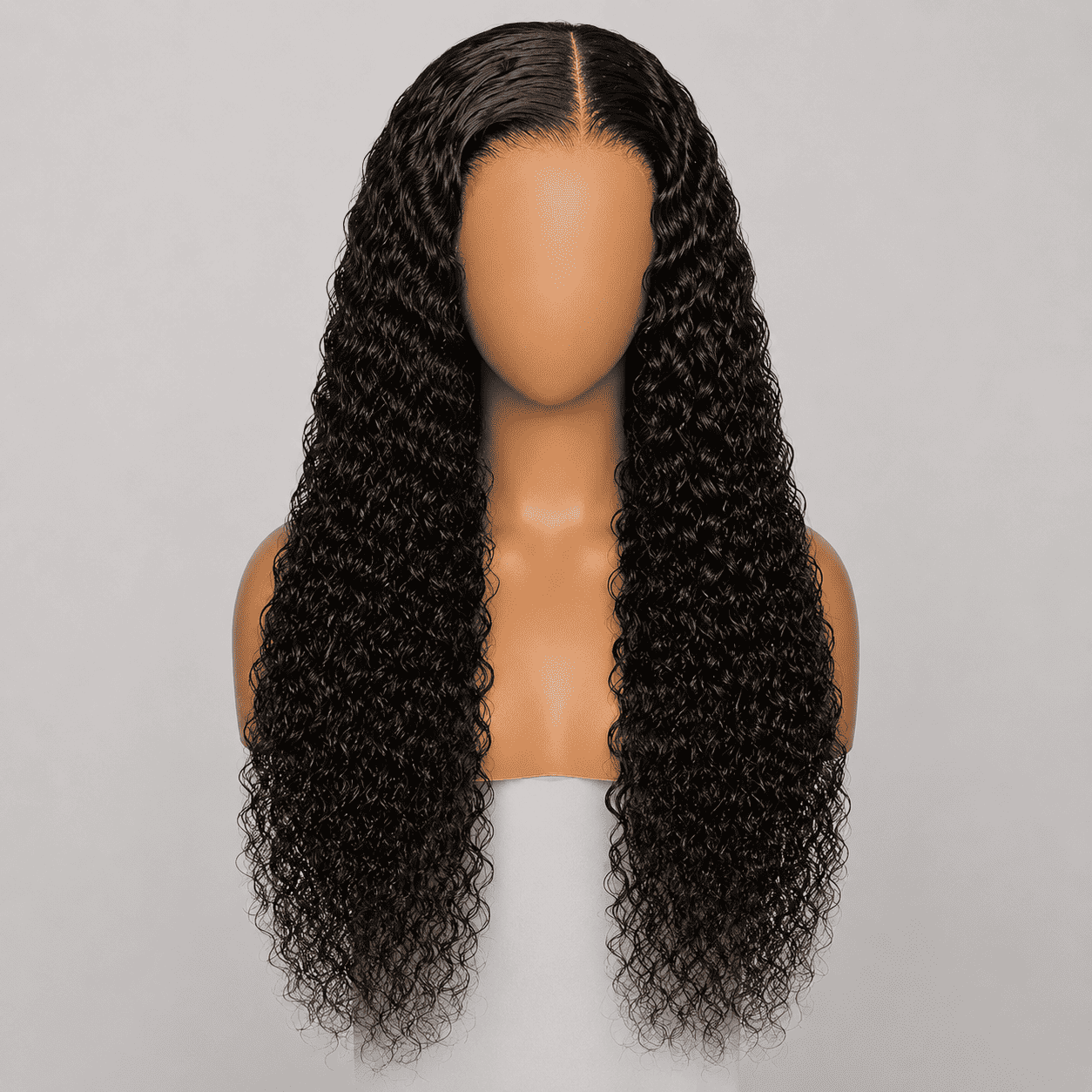 Glueless Wear & Go Deep Wave Lace Closure Wig for Women – 5x5 HD Lace, Pre-Plucked Pre-Cut, Wet & Wavy 250% Density – Perfect for Everyday Wear & Quick Install – Brazilian Human Hair Blend, 6–42 Inch, Natural Black