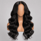 Body Wave Wig Bye-Bye Slip Drawstring, 8x5 Pre-Plucked Lace, Put On and Go, No Slip Secure Fit, 150% Density, 100% Human Hair, 16-24 In