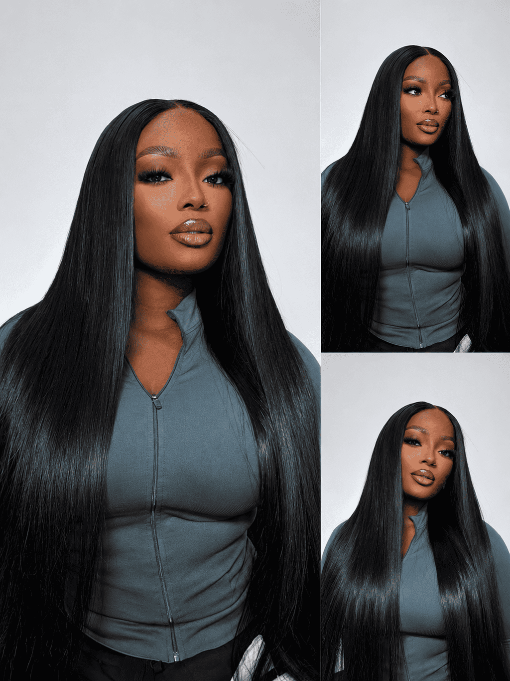 Straight Wig 6x4 Lace Closure Glueless Wear and Go, Pre-Plucked Natural Hairline, 180% Density, 100% Human Hair, Low Maintenance, 8-30 In