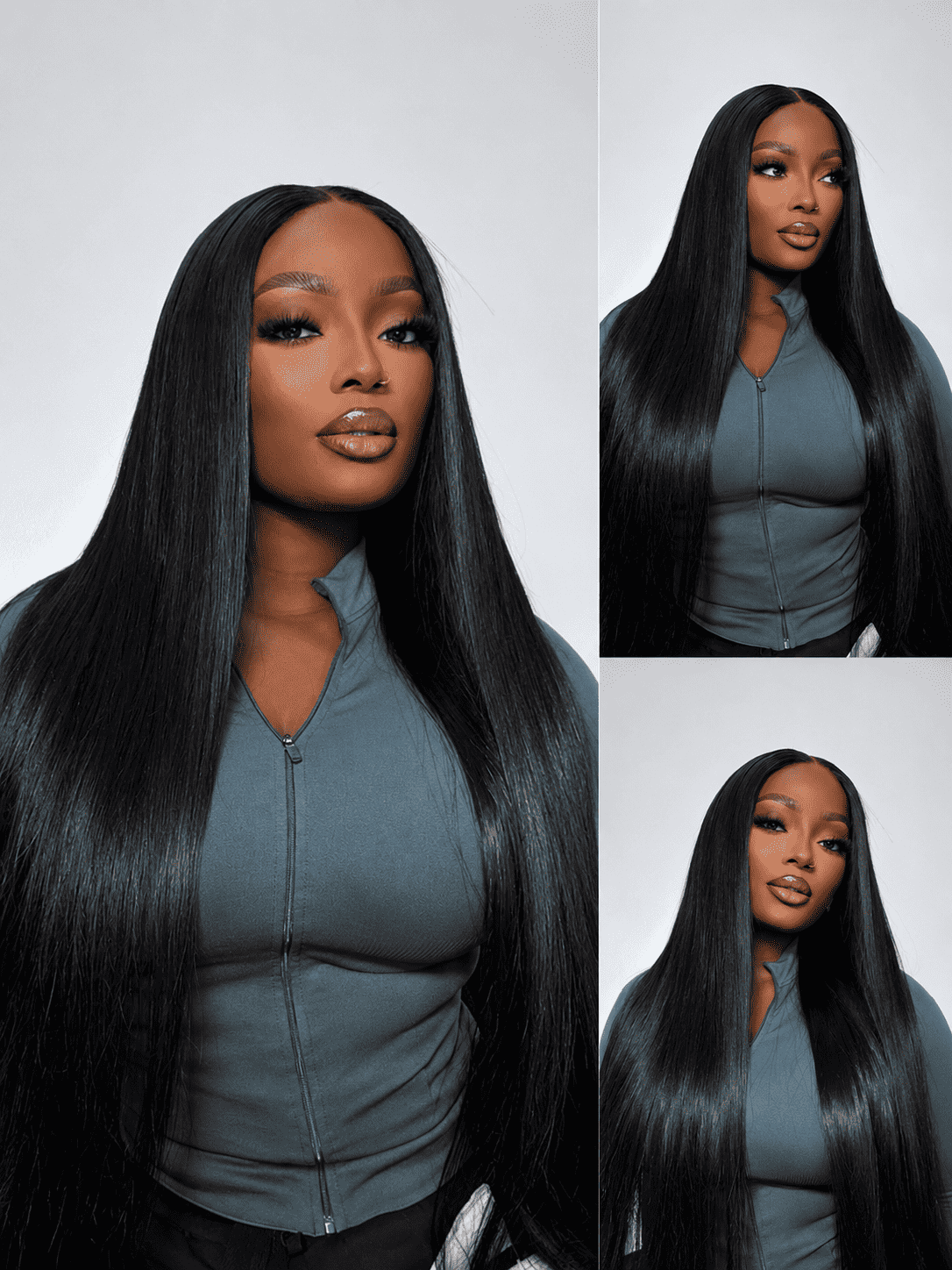 Straight Wig 6x4 Lace Closure Glueless Wear and Go, Pre-Plucked Natural Hairline, 180% Density, 100% Human Hair, Low Maintenance, 8-30 In