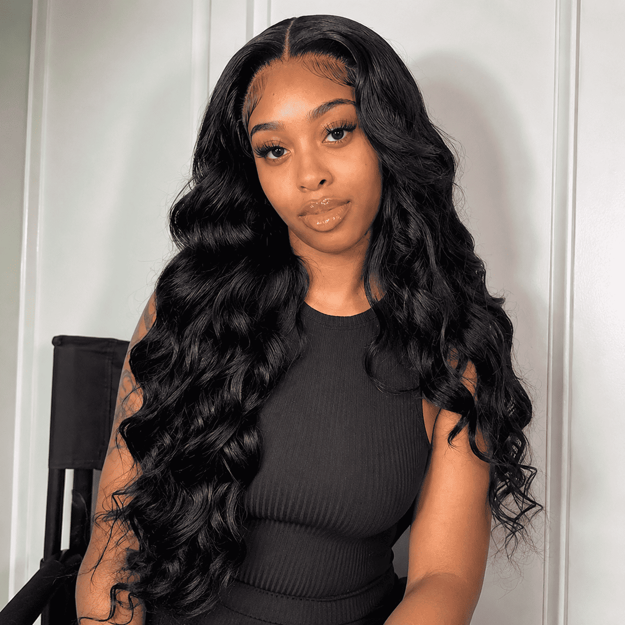 Glueless Body Wave Lace Front Human Hair Wig for Women – 13x4 HD Transparent Lace, Pre-Plucked Hairline – Perfect for Everyday Wear & Special Occasions – Brazilian Human Hair Blend, 8–34 Inch, Natural Black