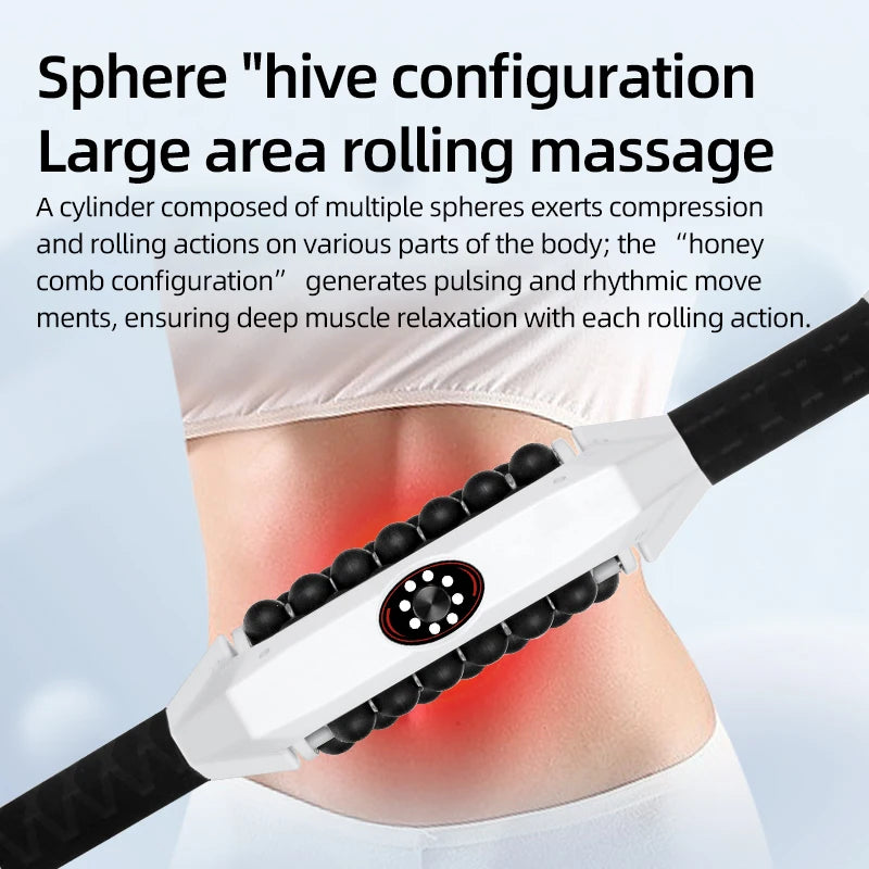 Vibration Fascia Roller, USB-C Deep Tissue Muscle Massager