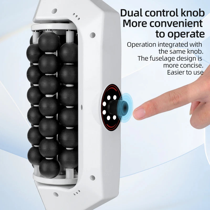 Vibration Fascia Roller, USB-C Deep Tissue Muscle Massager