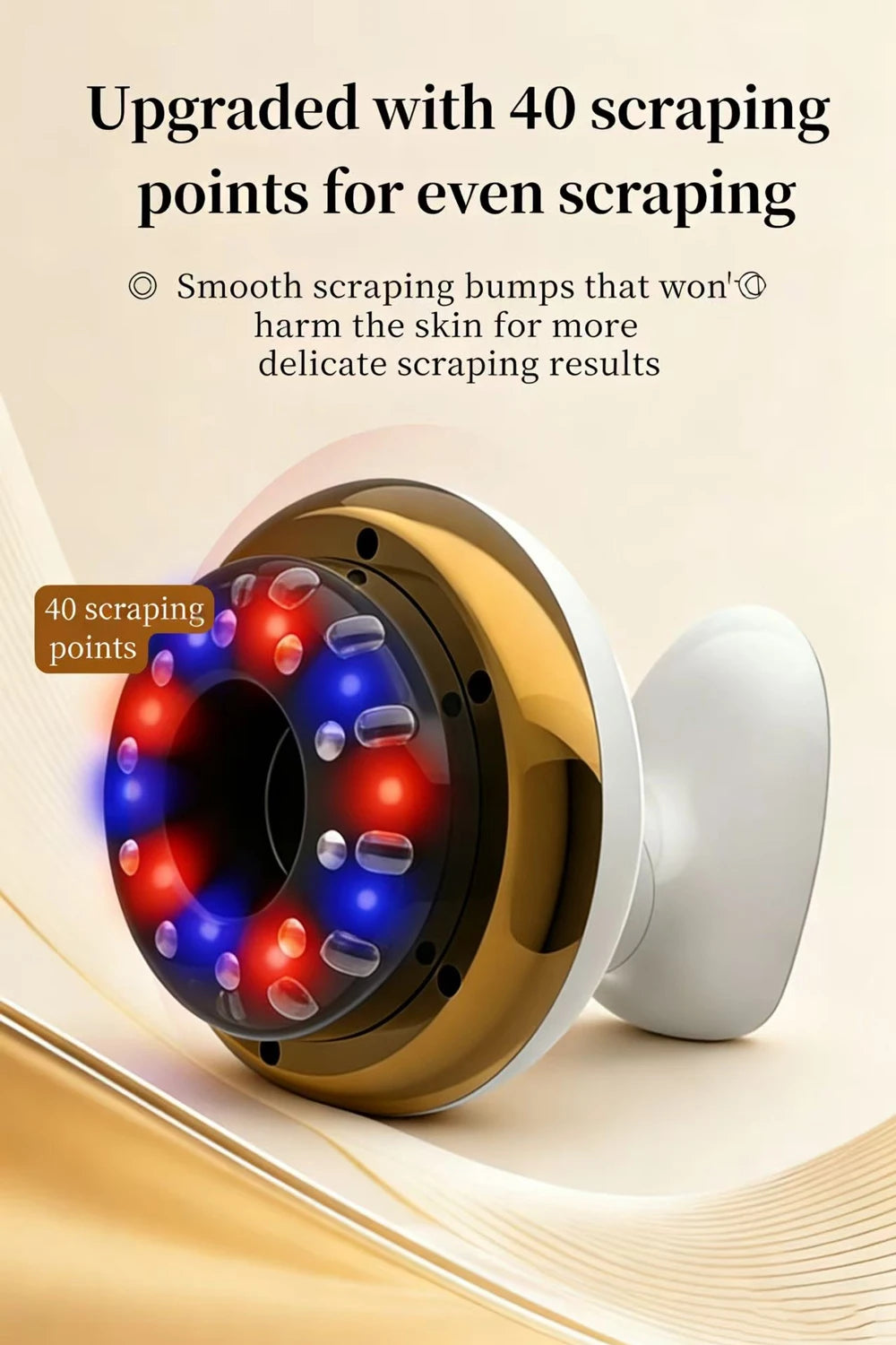 Electric Cupping & Scraping Massager – Heated Suction Anti-Cellulite Body Massager