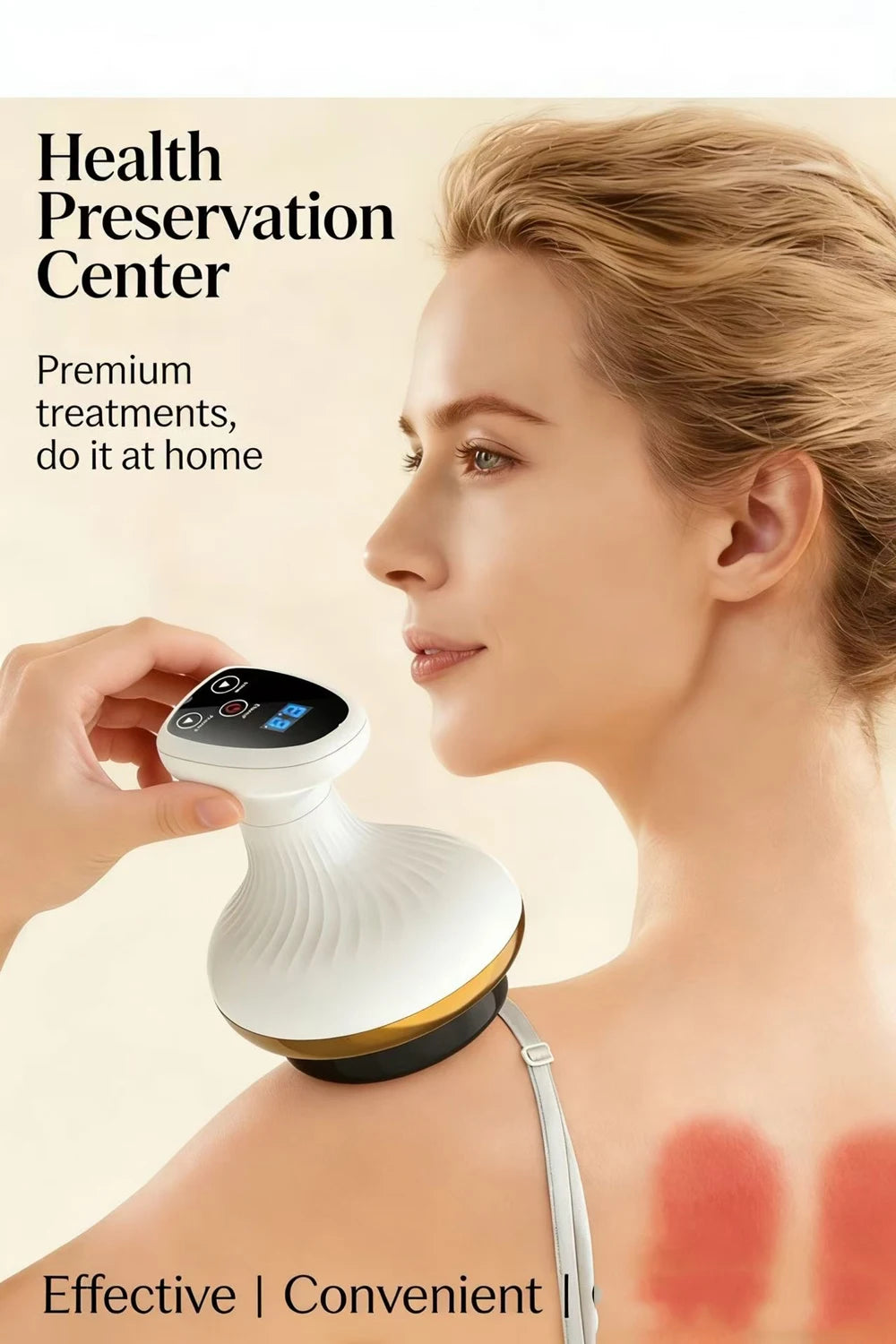 Electric Cupping & Scraping Massager – Heated Suction Anti-Cellulite Body Massager