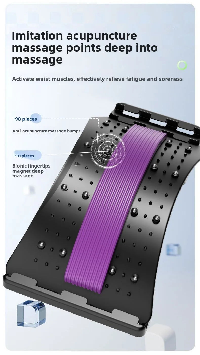 Lumbar Back Stretcher — Spine Decompression & Posture Corrector for Lower Back Pain Relief