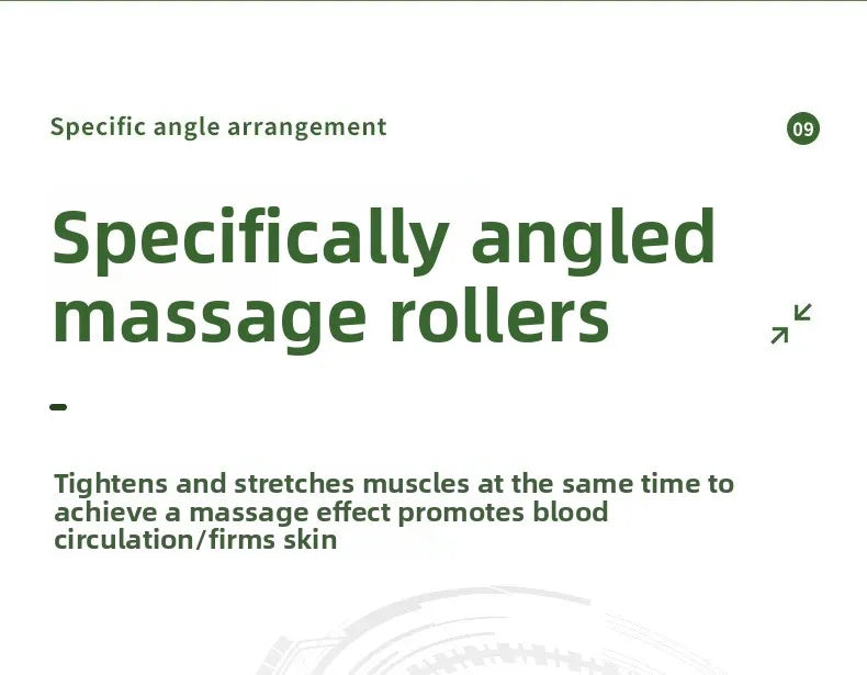 Ring Body Massager with 14 Soft Rubber Rollers
