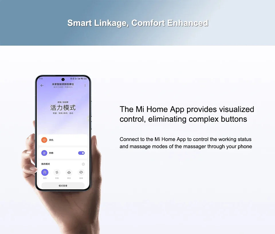 Smart Neck and Shoulder Massager with App Control