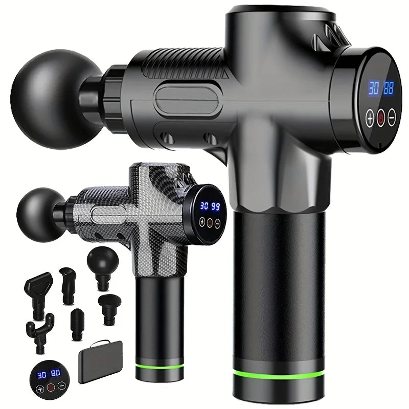 Portable Fascia Gun — Compact Vibration Massage Gun for Body, Neck & Back Muscle Relief