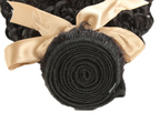 Kinky Curly Human Hair Bundles – 8A Remy Brazilian Weave in Natural Black (10–26 Inches)