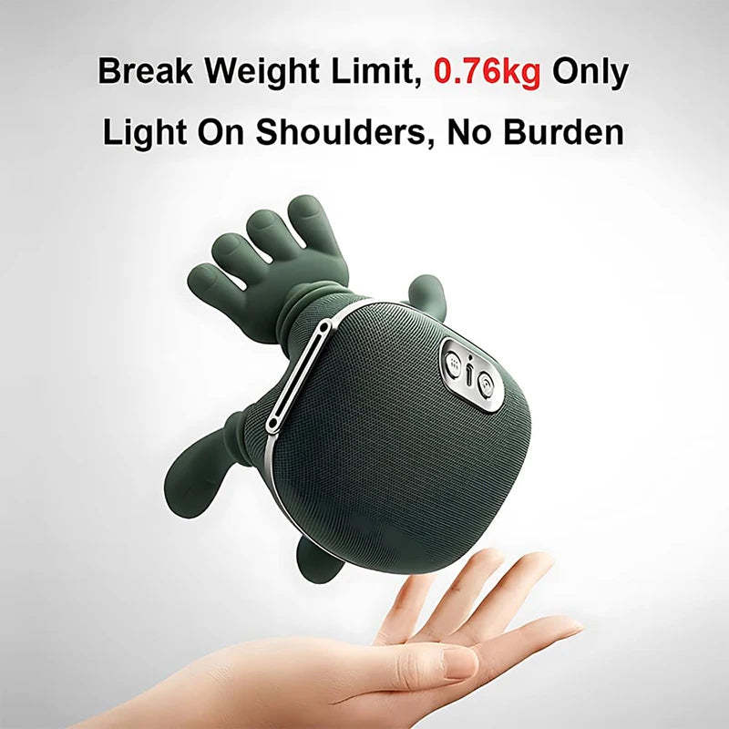 Neck & Shoulder Massager N7 with Heat, 3-Level Kneading