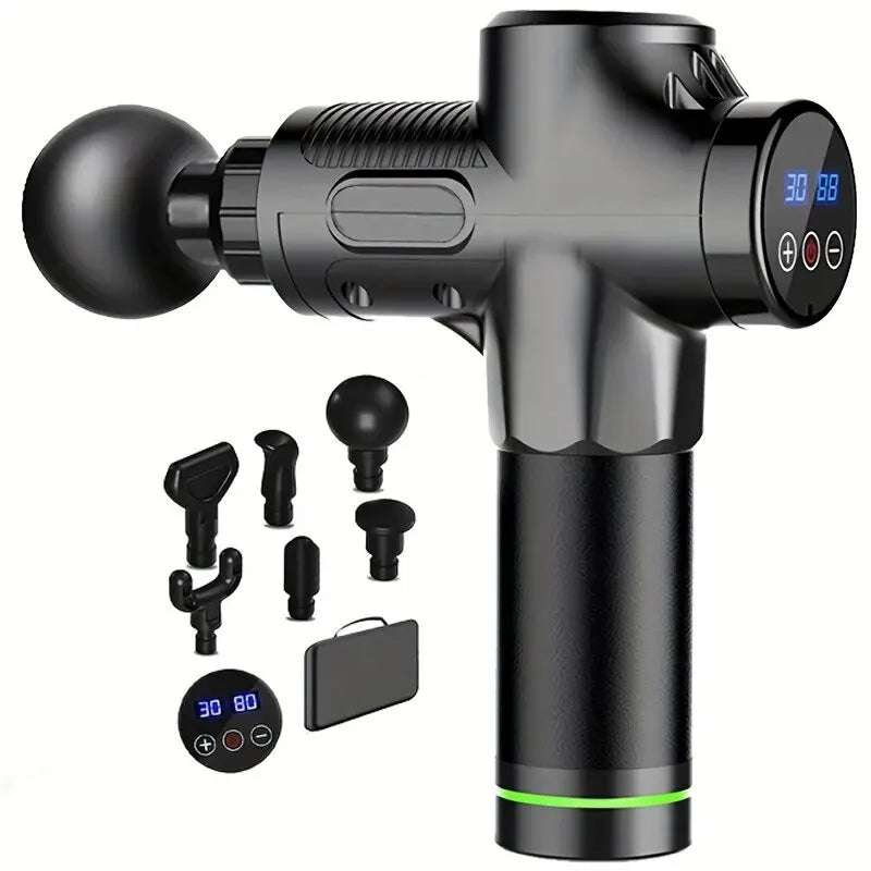 Portable Fascia Gun — Compact Vibration Massage Gun for Body, Neck & Back Muscle Relief