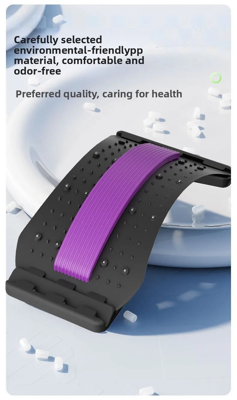 Lumbar Back Stretcher — Spine Decompression & Posture Corrector for Lower Back Pain Relief