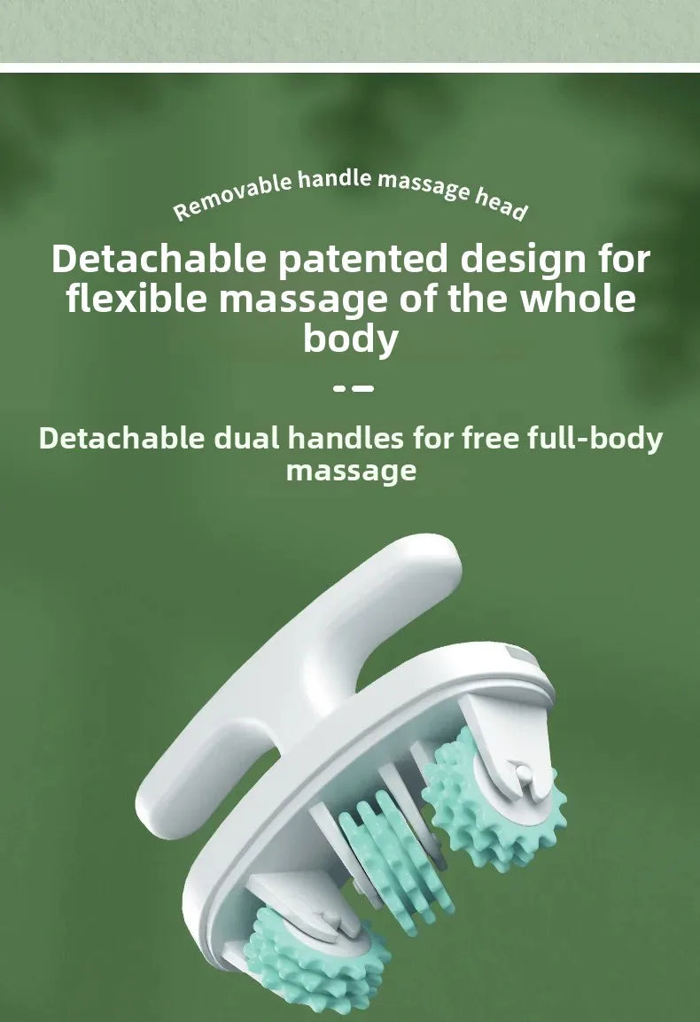 Ring Body Massager with 14 Soft Rubber Rollers