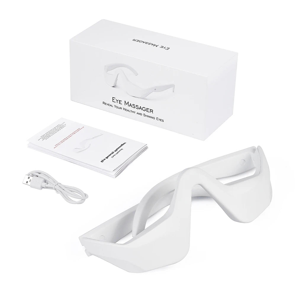 3D Eye Massager — Vibration Relief for Eye Fatigue & Dark Circles