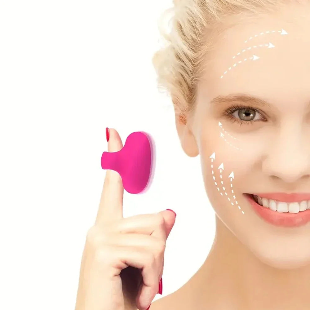 Pocket Mini Ring Face & Eye Massager — USB Rechargeable, Waterproof & Portable