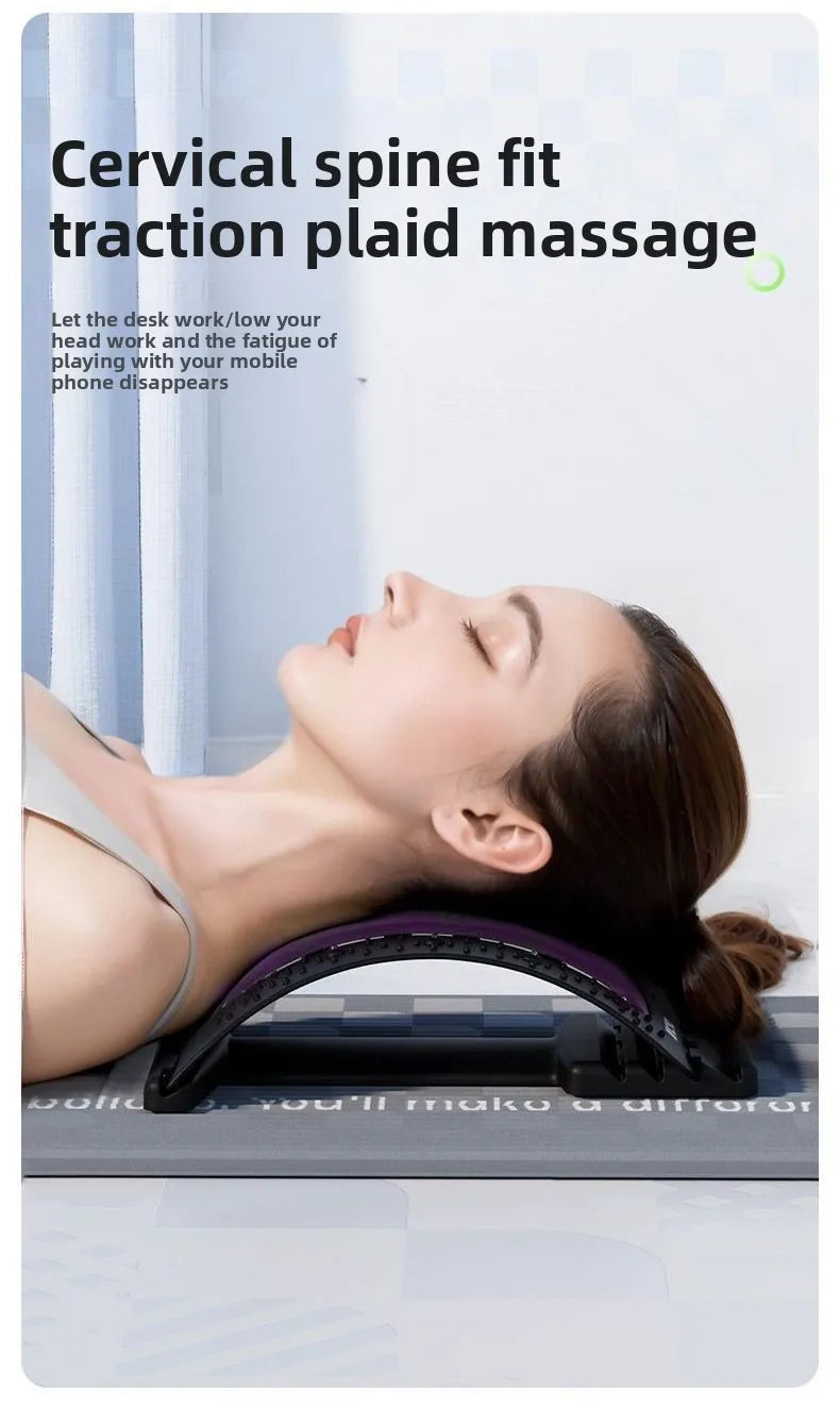 Lumbar Back Stretcher — Spine Decompression & Posture Corrector for Lower Back Pain Relief