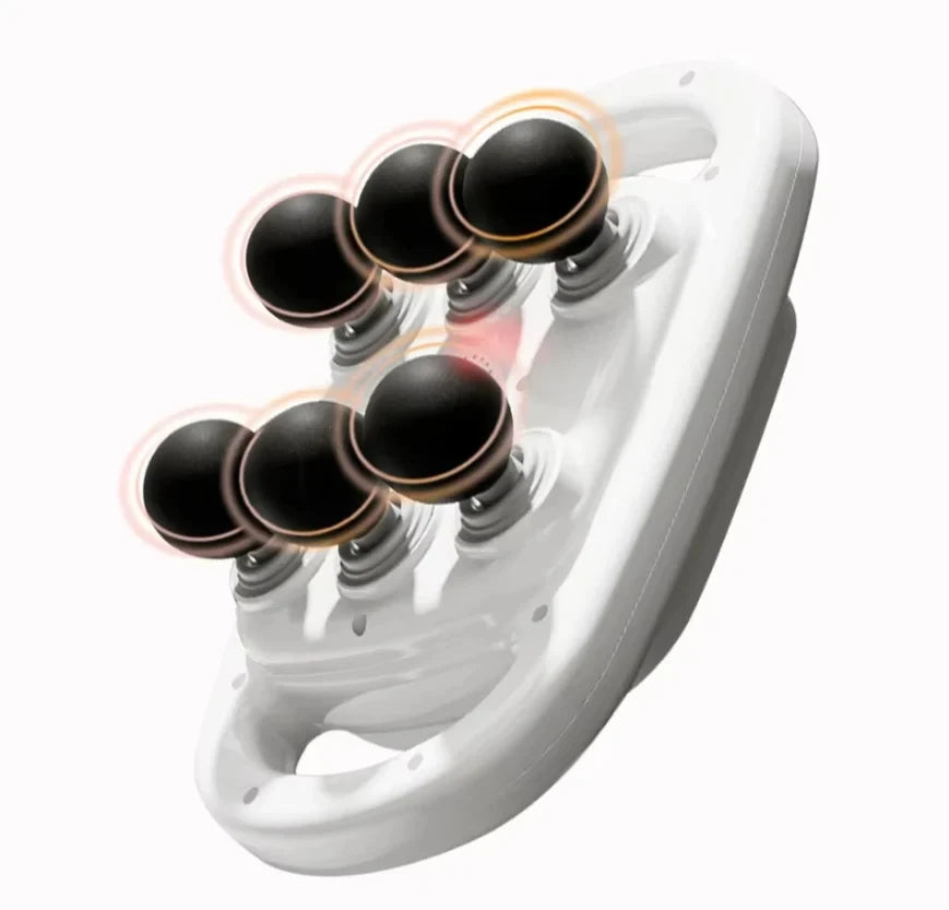 6-Head Percussion Massage Gun — Deep Tissue Relief for Neck, Cervical Spine & Full Body