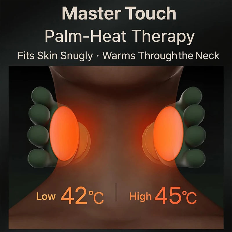 Neck & Shoulder Massager N7 with Heat, 3-Level Kneading