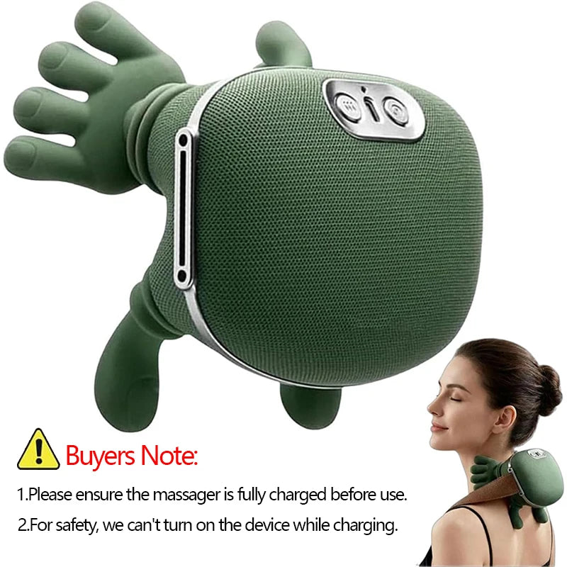 Neck & Shoulder Massager N7 with Heat, 3-Level Kneading