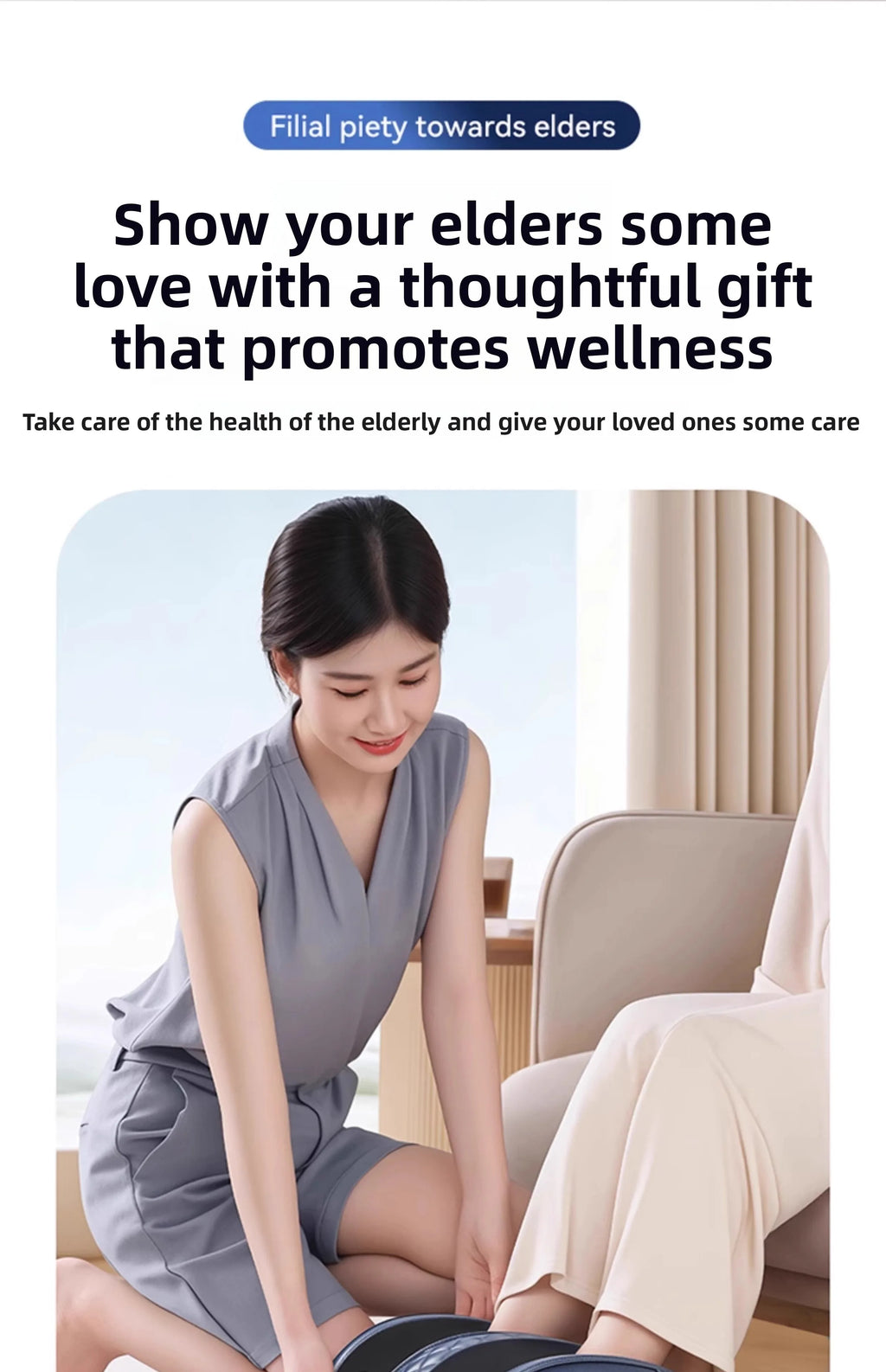Shiatsu Foot Massager with Heat — 4-Roller Electric Kneading Machine for Deep Foot Relief