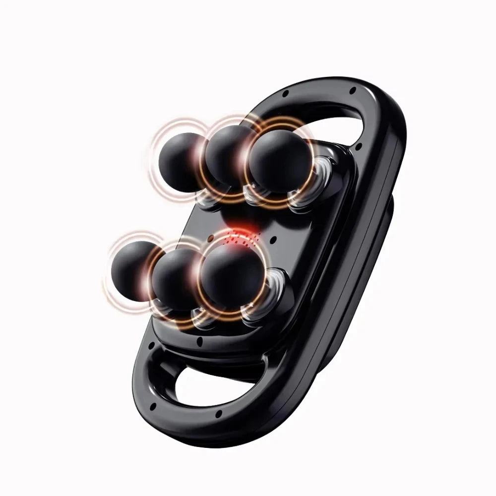 6-Head Percussion Massage Gun — Deep Tissue Relief for Neck, Cervical Spine & Full Body