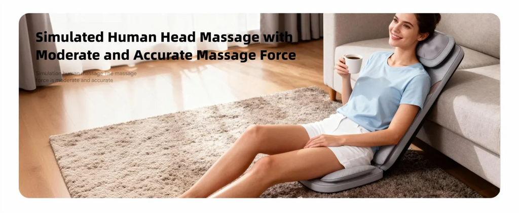 Back Massager Cushion with Kneading & Heat for Lower Back