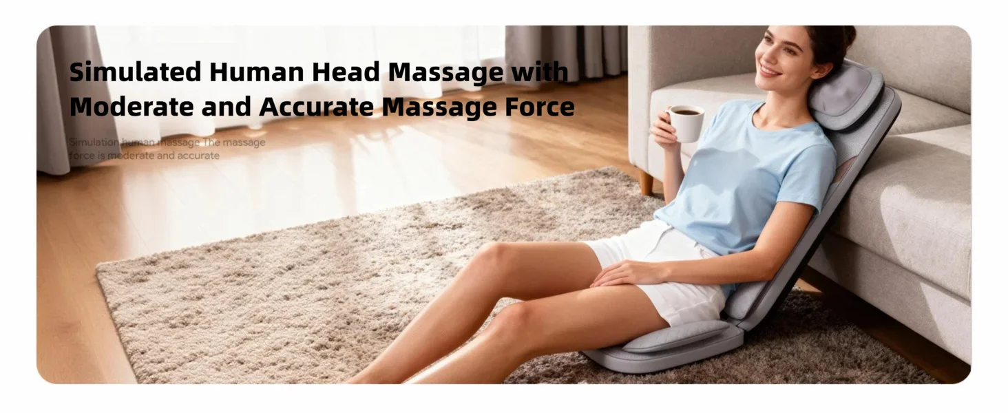 Back Massager Cushion with Kneading & Heat for Lower Back
