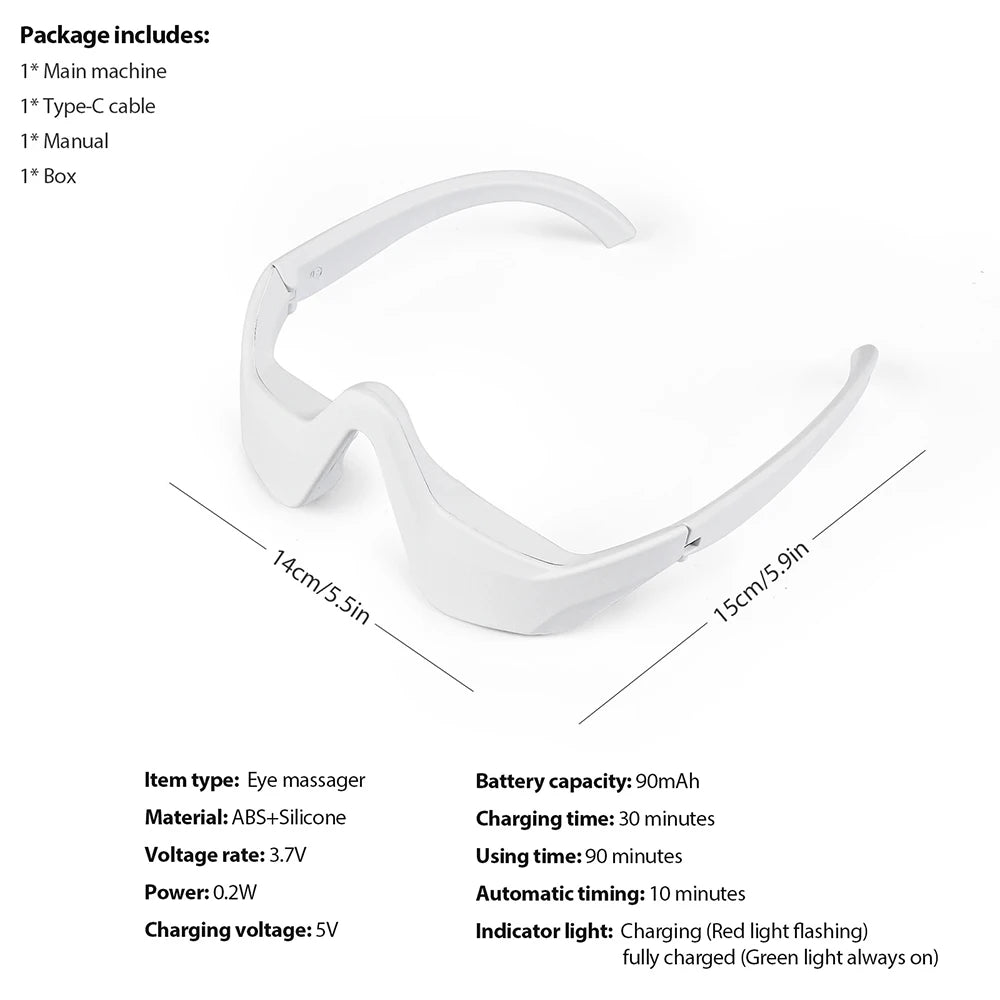 3D Eye Massager — Vibration Relief for Eye Fatigue & Dark Circles