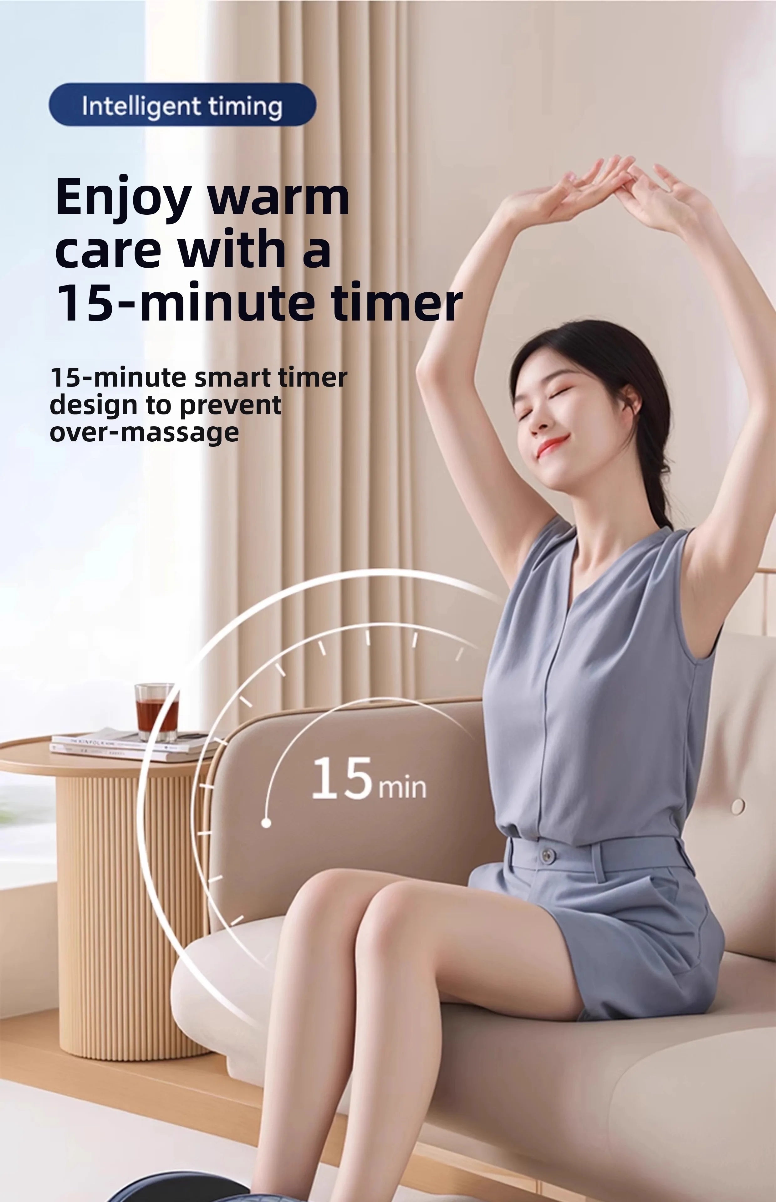 Shiatsu Foot Massager with Heat — 4-Roller Electric Kneading Machine for Deep Foot Relief
