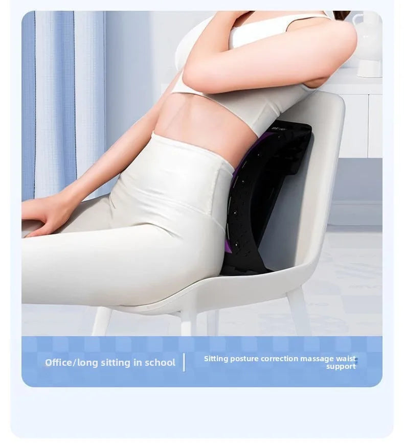 Lumbar Back Stretcher — Spine Decompression & Posture Corrector for Lower Back Pain Relief