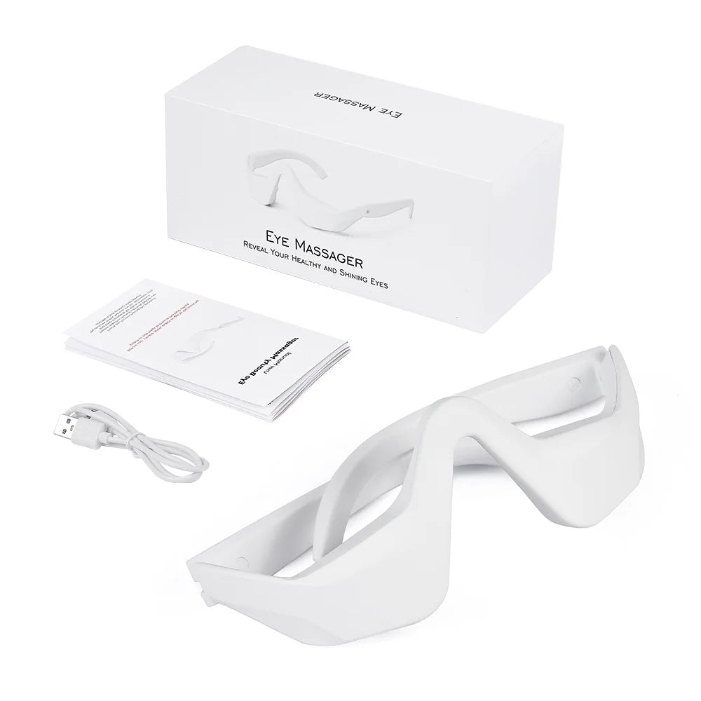3D Eye Massager — Vibration Relief for Eye Fatigue & Dark Circles