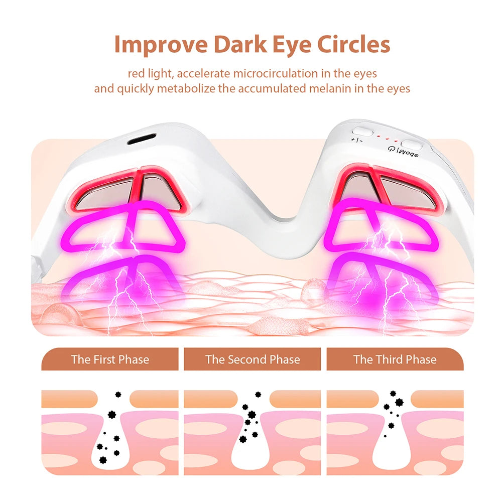 3D Eye Massager — Vibration Relief for Eye Fatigue & Dark Circles