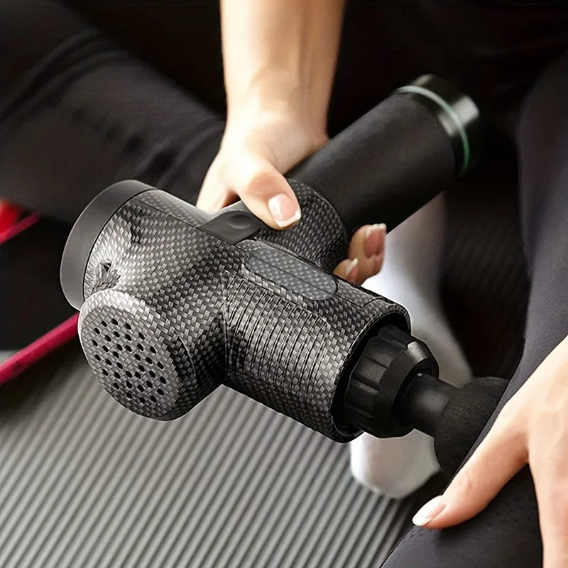 Portable Fascia Gun — Compact Vibration Massage Gun for Body, Neck & Back Muscle Relief