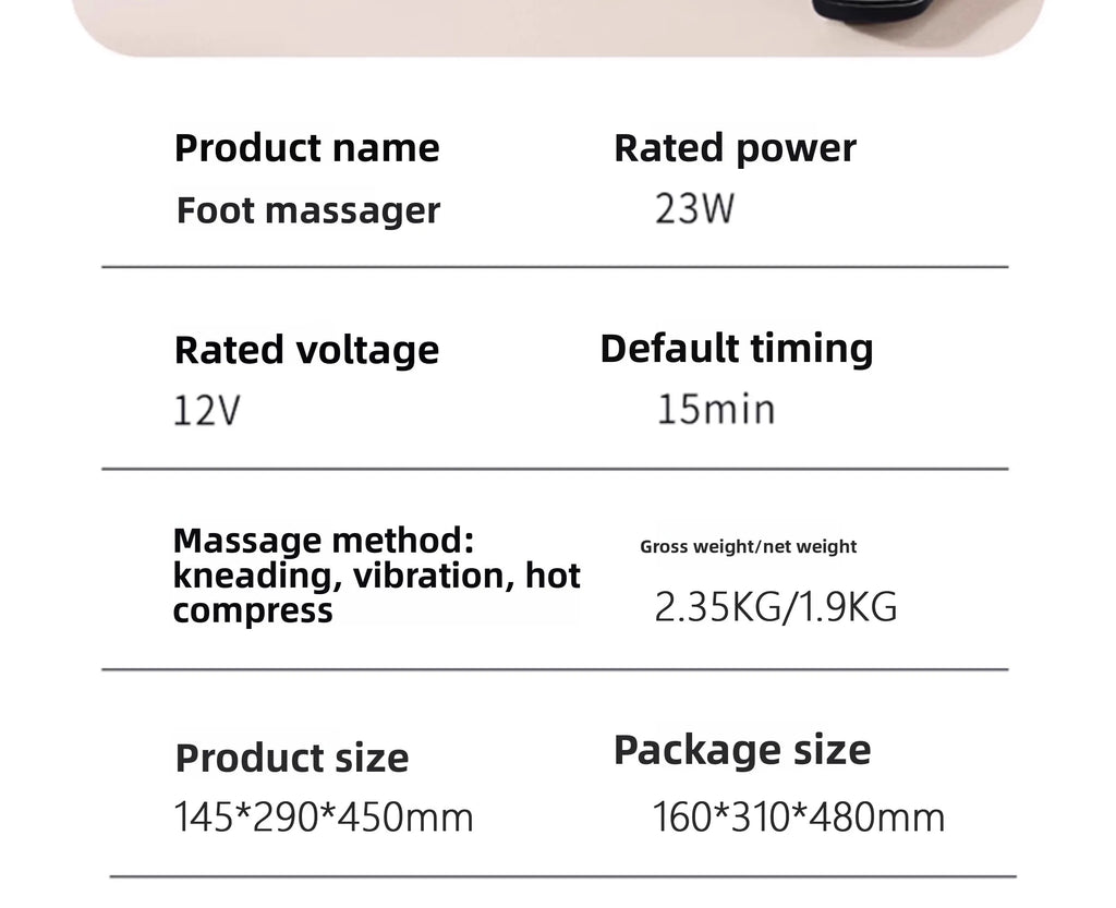 Shiatsu Foot Massager with Heat — 4-Roller Electric Kneading Machine for Deep Foot Relief