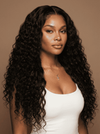 Deep Wave Wig 6x4 Lace Closure - Orevio premium editorial photo
